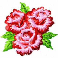 Flowers Embroidery Design 11 Flowers Embroidery Design 11